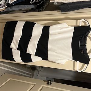 Laundry by Shelli Segal Black and White Dress